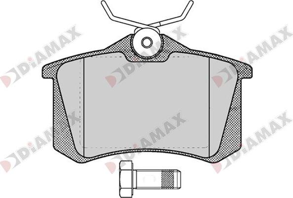 Diamax N09678 - Kit pastiglie freno, Freno a disco autozon.pro