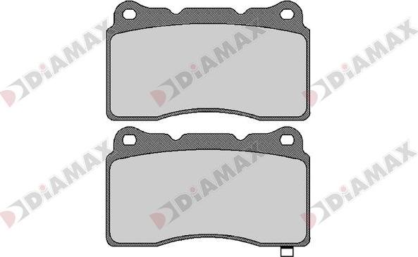 Diamax N09673 - Kit pastiglie freno, Freno a disco autozon.pro