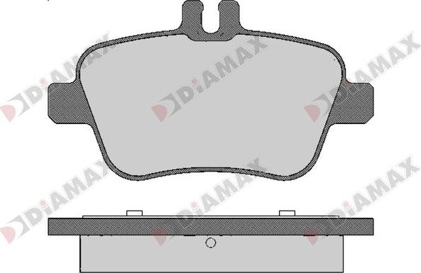 Diamax N09672 - Kit pastiglie freno, Freno a disco autozon.pro