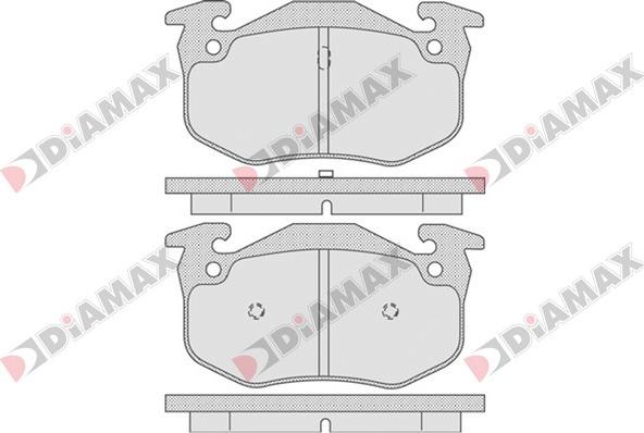 Diamax N09092 - Kit pastiglie freno, Freno a disco autozon.pro