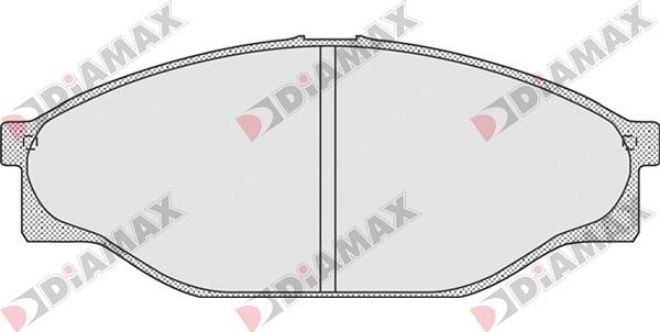 Diamax N09045 - Kit pastiglie freno, Freno a disco autozon.pro