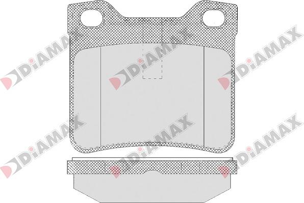 Diamax N09014 - Kit pastiglie freno, Freno a disco autozon.pro