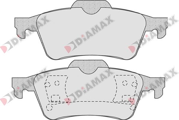 Diamax N09018 - Kit pastiglie freno, Freno a disco autozon.pro