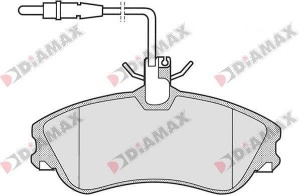 Diamax N09013 - Kit pastiglie freno, Freno a disco autozon.pro