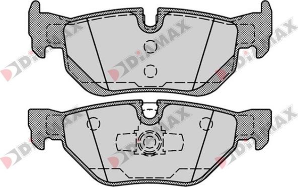 Diamax N09195 - Kit pastiglie freno, Freno a disco autozon.pro