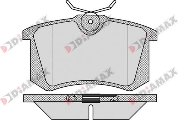 Diamax N09146 - Kit pastiglie freno, Freno a disco autozon.pro