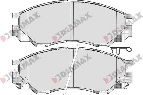 Diamax N09151 - Kit pastiglie freno, Freno a disco autozon.pro