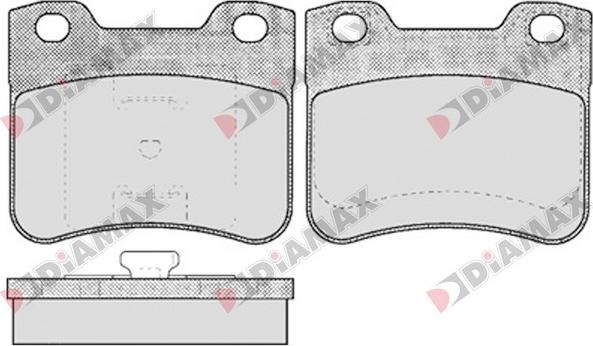 Diamax N09104 - Kit pastiglie freno, Freno a disco autozon.pro