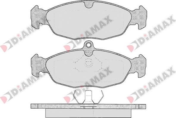 Diamax N09119 - Kit pastiglie freno, Freno a disco autozon.pro