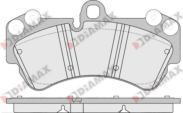 Diamax N09188 - Kit pastiglie freno, Freno a disco autozon.pro