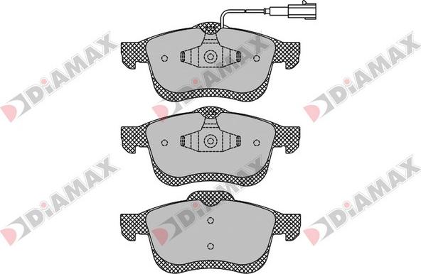 Diamax N09182 - Kit pastiglie freno, Freno a disco autozon.pro