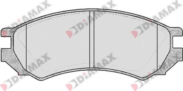 Diamax N09130 - Kit pastiglie freno, Freno a disco autozon.pro