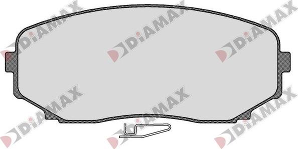 Diamax N09846 - Kit pastiglie freno, Freno a disco autozon.pro