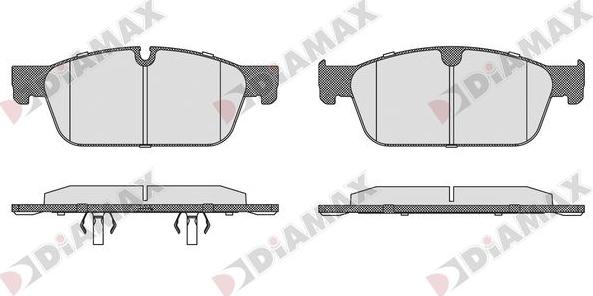 Diamax N09856 - Kit pastiglie freno, Freno a disco autozon.pro