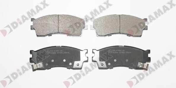 Diamax N09865 - Kit pastiglie freno, Freno a disco autozon.pro