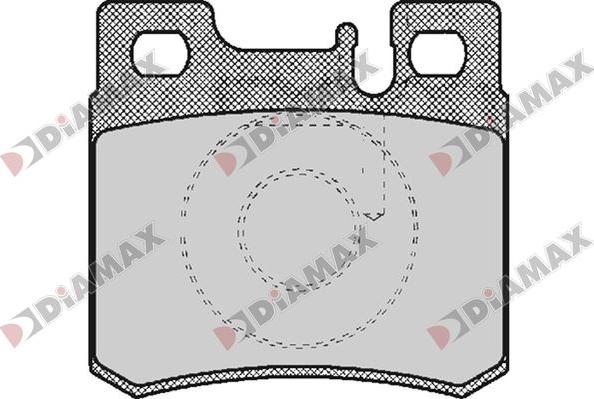 Diamax N09819 - Kit pastiglie freno, Freno a disco autozon.pro