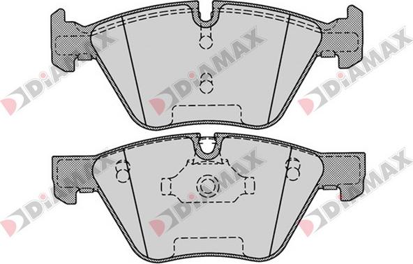 Diamax N09394 - Kit pastiglie freno, Freno a disco autozon.pro