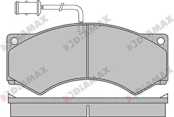 Diamax N09348 - Kit pastiglie freno, Freno a disco autozon.pro