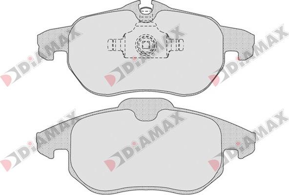 Diamax N09364 - Kit pastiglie freno, Freno a disco autozon.pro