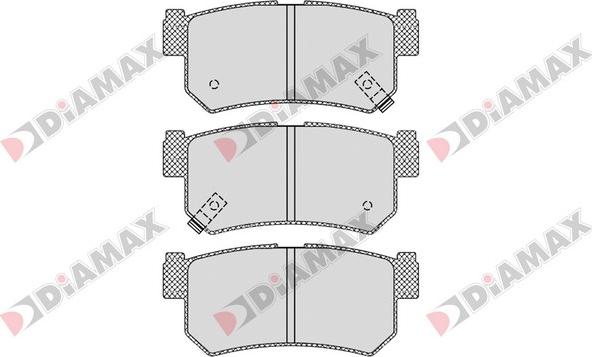 Diamax N09362 - Kit pastiglie freno, Freno a disco autozon.pro