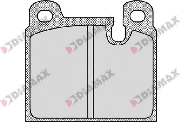 Diamax N09306 - Kit pastiglie freno, Freno a disco autozon.pro