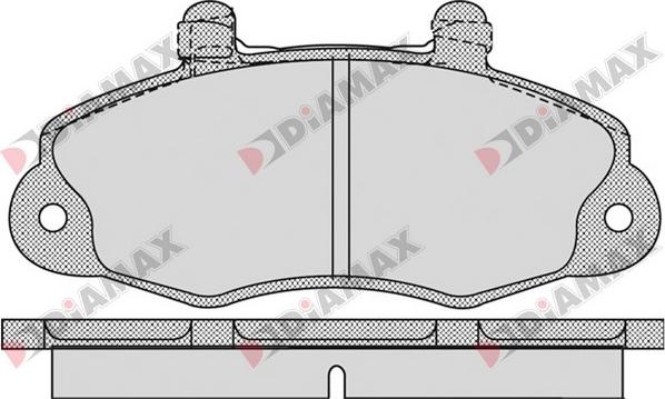 Diamax N09307 - Kit pastiglie freno, Freno a disco autozon.pro