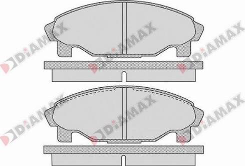 Diamax N09315 - Kit pastiglie freno, Freno a disco autozon.pro