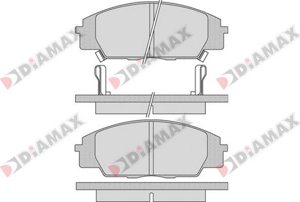 Diamax N09311 - Kit pastiglie freno, Freno a disco autozon.pro