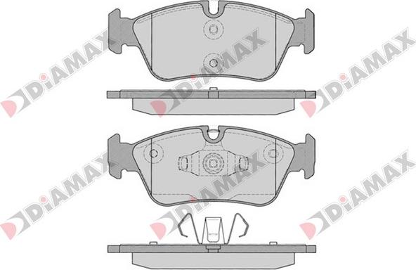 Diamax N09380 - Kit pastiglie freno, Freno a disco autozon.pro