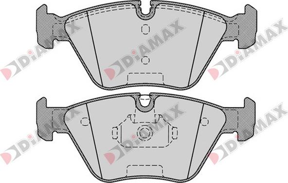 Diamax N09381 - Kit pastiglie freno, Freno a disco autozon.pro