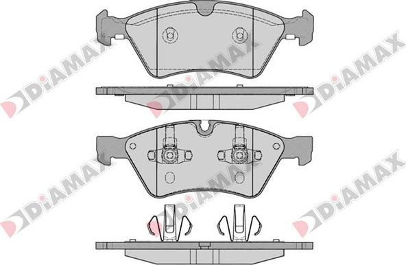 Diamax N09382 - Kit pastiglie freno, Freno a disco autozon.pro