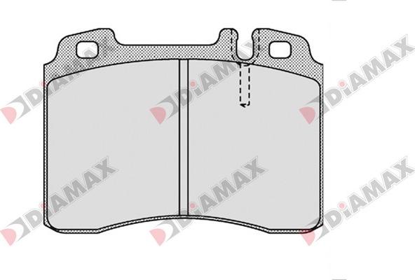 Diamax N09336 - Kit pastiglie freno, Freno a disco autozon.pro