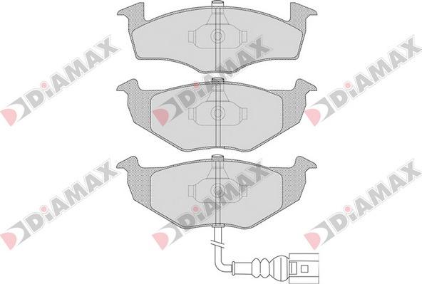 Diamax N09331 - Kit pastiglie freno, Freno a disco autozon.pro