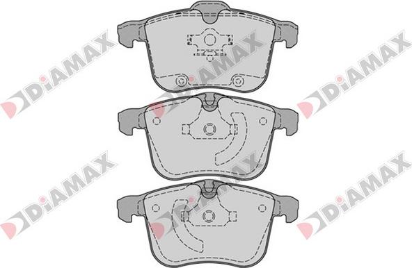 Diamax N09377 - Kit pastiglie freno, Freno a disco autozon.pro