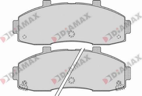 Diamax N09295 - Kit pastiglie freno, Freno a disco autozon.pro