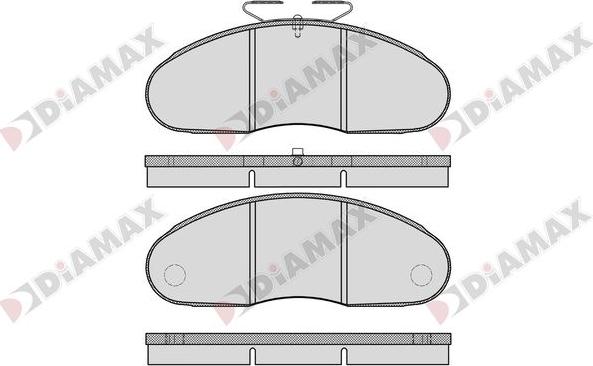 Diamax N09249 - Kit pastiglie freno, Freno a disco autozon.pro