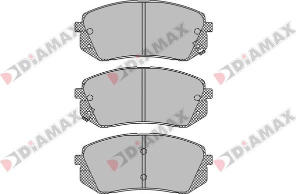 Diamax N09255 - Kit pastiglie freno, Freno a disco autozon.pro