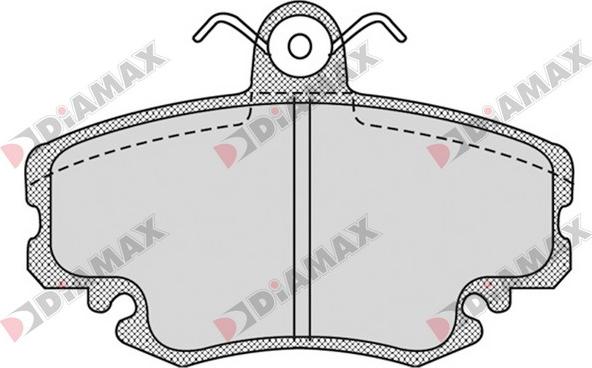 Diamax N09268 - Kit pastiglie freno, Freno a disco autozon.pro