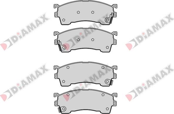 Diamax N09209 - Kit pastiglie freno, Freno a disco autozon.pro