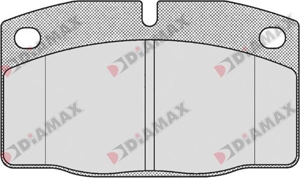 Diamax N09200 - Kit pastiglie freno, Freno a disco autozon.pro