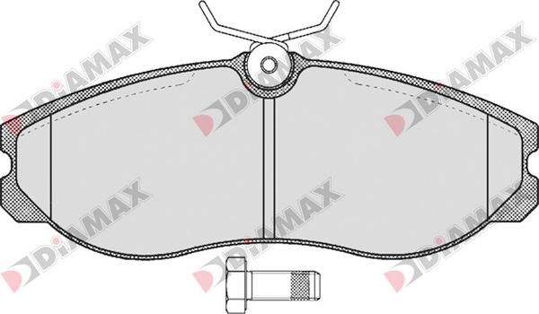 Diamax N09208 - Kit pastiglie freno, Freno a disco autozon.pro