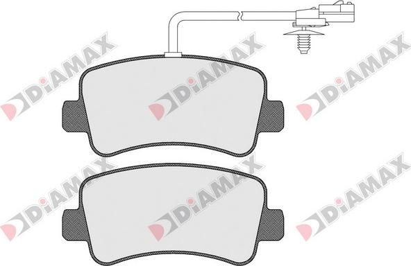 Diamax N09230 - Kit pastiglie freno, Freno a disco autozon.pro