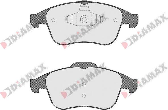 Diamax N09232 - Kit pastiglie freno, Freno a disco autozon.pro