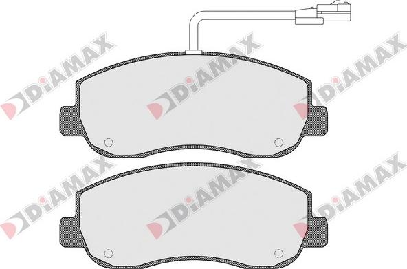 Diamax N09223 - Kit pastiglie freno, Freno a disco autozon.pro