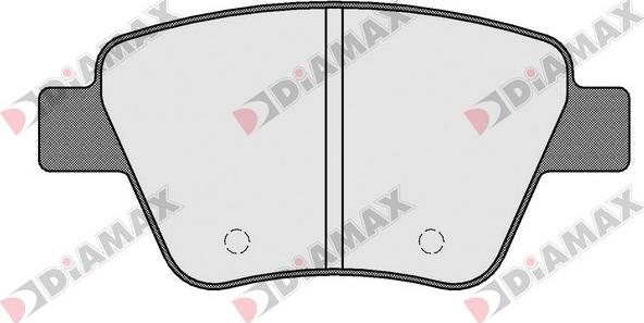 Diamax N09222 - Kit pastiglie freno, Freno a disco autozon.pro