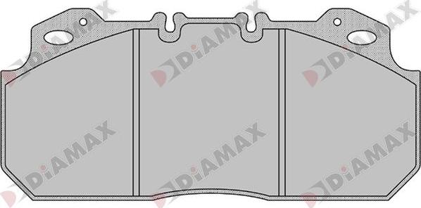 Diamax N09227 - Kit pastiglie freno, Freno a disco autozon.pro