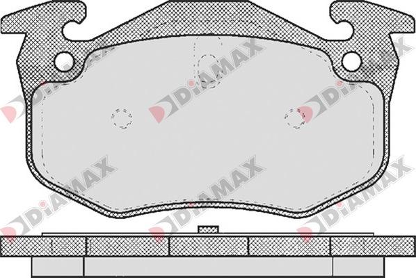 Diamax N09271 - Kit pastiglie freno, Freno a disco autozon.pro