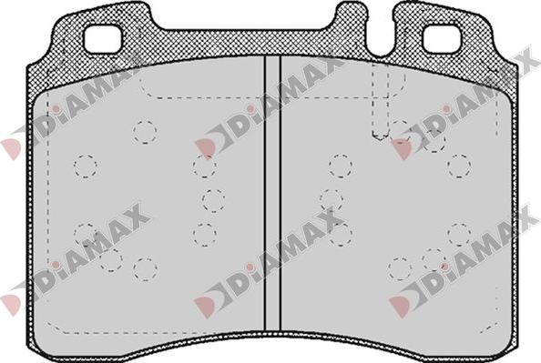 Diamax N09799 - Kit pastiglie freno, Freno a disco autozon.pro