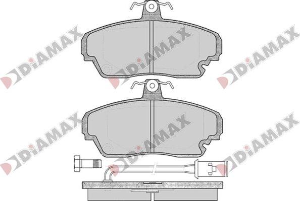 Diamax N09797 - Kit pastiglie freno, Freno a disco autozon.pro