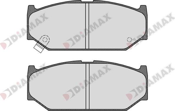 Diamax N09746 - Kit pastiglie freno, Freno a disco autozon.pro